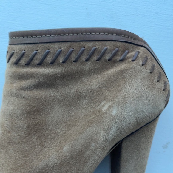 Jimmy Choo suede booties tall heel - Picture 4 of 8